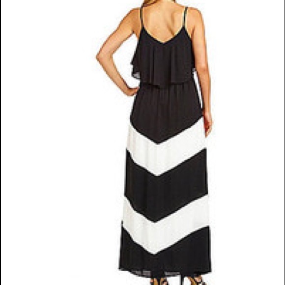 Gibson Latimer Tiered color block maxi dress - Picture 1 of 7